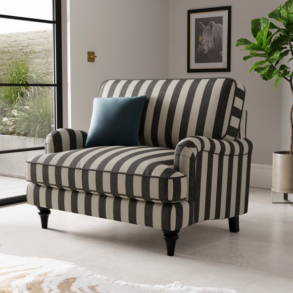 View Beatrice Ii Woven Stripe Snuggle Chair View Beatrice Ii Woven Stripe Snuggle Chair