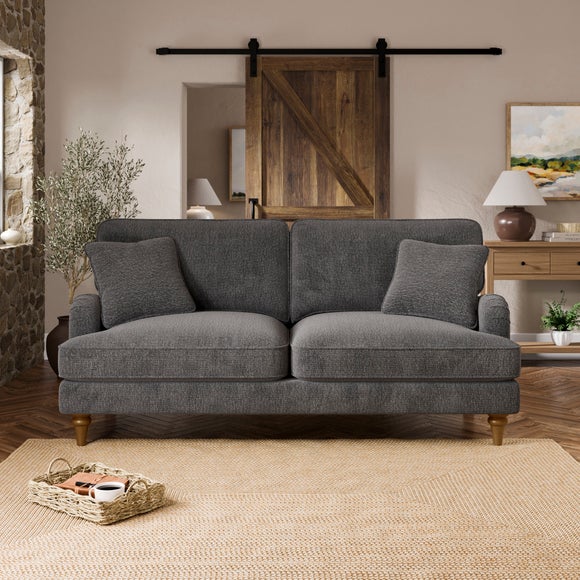 Beatrice II Soft Tonal Chenille 3 Seater Sofa