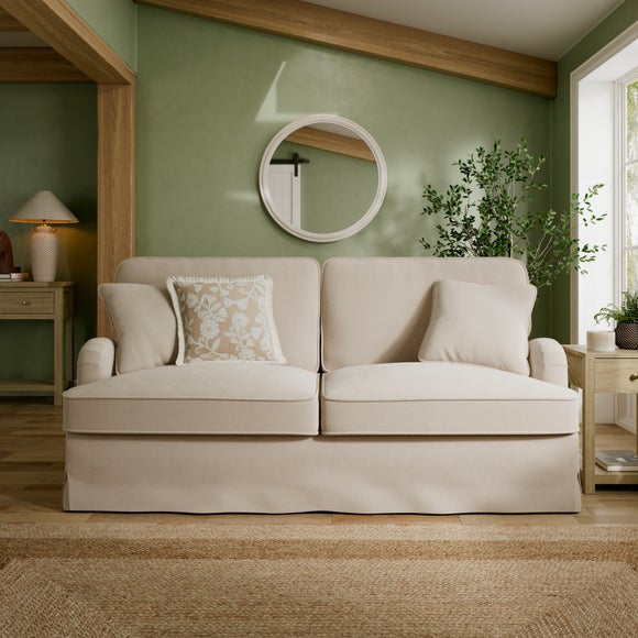 Click to view product details and reviews for Beatrice Ii Faux Linen Fixed Loose Cover 3 Seater Sofa.