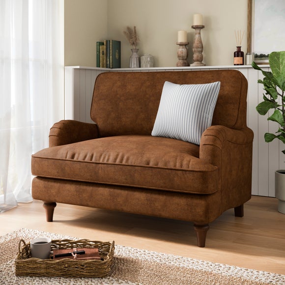 Click to view product details and reviews for Beatrice Ii Relaxed Faux Leather Snuggle Chair.
