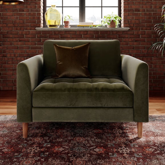 Max Velvet Snuggle Chair