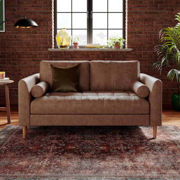 Max Soft Faux Leather 2 Seater Sofa