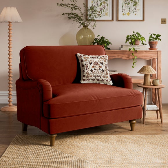 Beatrice II Velvet Snuggle Chair