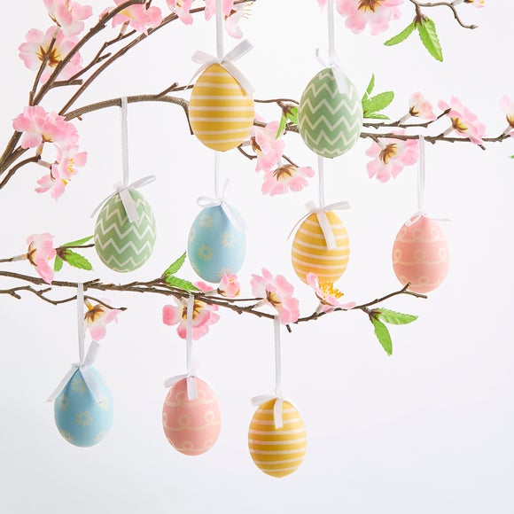 Pack of 9 Easter Egg Decorations