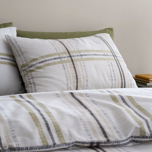 Bury Check Polycotton Duvet Cover & Pillowcase Set