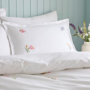 Foxley Embroidery 100 Cotton Oxford Pillowcase