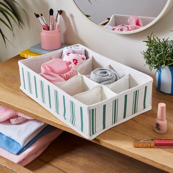 8 Cube Striped Organiser