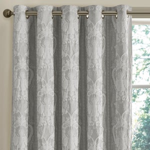 Dorma Vivana Damask Polycotton Blackout Eyelet Curtains