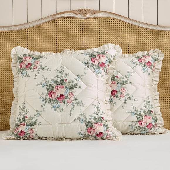 View Dorma Archive Quilted Willowmere 100 Cotton Sateen Pillow Sham View Dorma Archive Quilted Willowmere 100 Cotton Sateen Pillow Sham