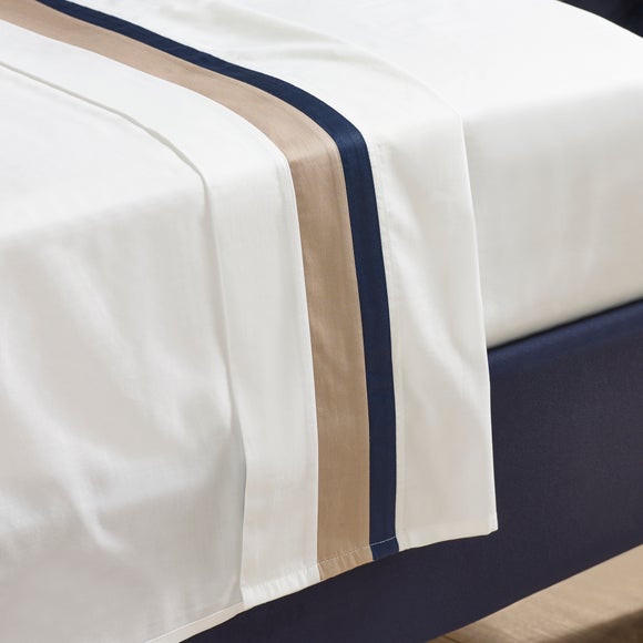 Dorma Alderton 100 Cotton Sateen Flat Sheet