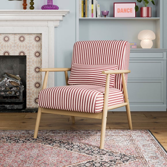 Alpine Linford Stripe Spindle Chair