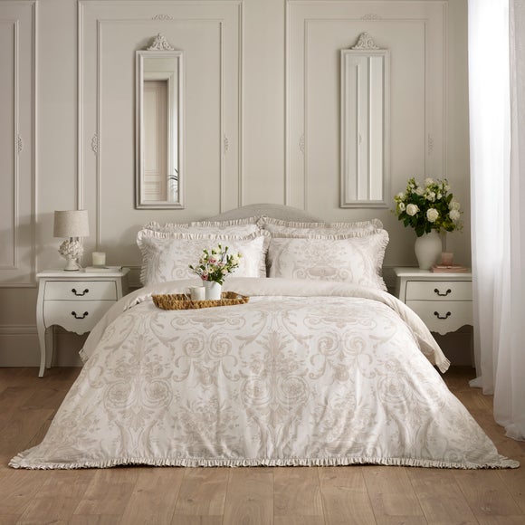 Dorma Archive Regency 100% Cotton Duvet Cover & Pillowcase Set