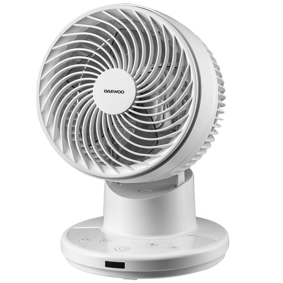 Click to view product details and reviews for 8 White Multidirectional Circulation Desk Fan.