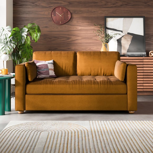 Zoe II Velvet 2 Seater Sofa