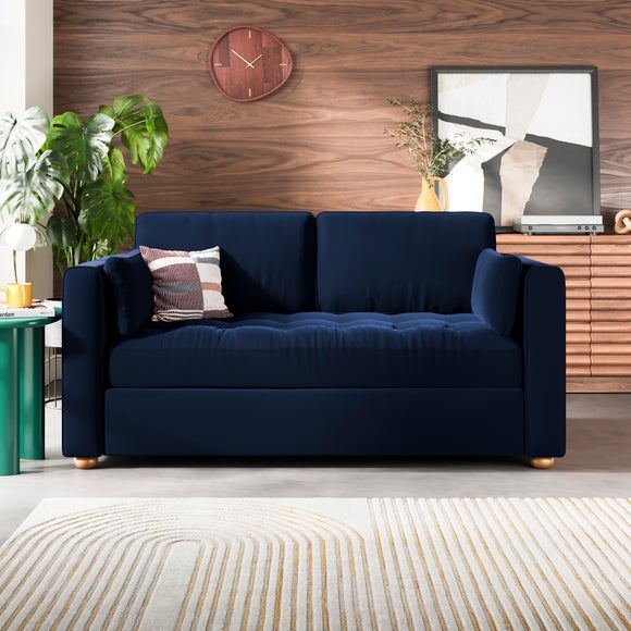 Zoe II Velvet 2 Seater Sofa