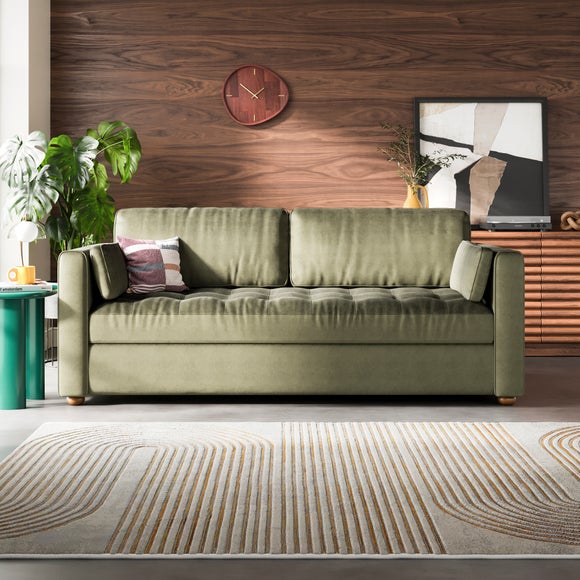 View Zoe Ii Velvet 3 Seater Sofa View Zoe Ii Velvet 3 Seater Sofa