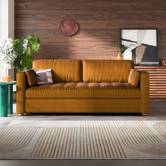 View Zoe Ii Velvet 3 Seater Sofa View Zoe Ii Velvet 3 Seater Sofa