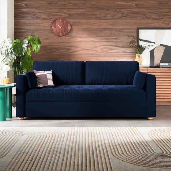 View Zoe Ii Velvet 3 Seater Sofa View Zoe Ii Velvet 3 Seater Sofa