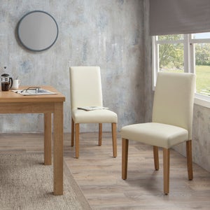 Hugo Set Of 2 Dining Chairs- Faux Leather