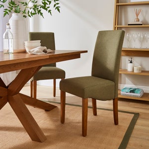 Ethan Set Of 2 Dining Chairs- Fabric