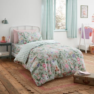 Whimsical Woods Duvet Cover And Pillowcase Set