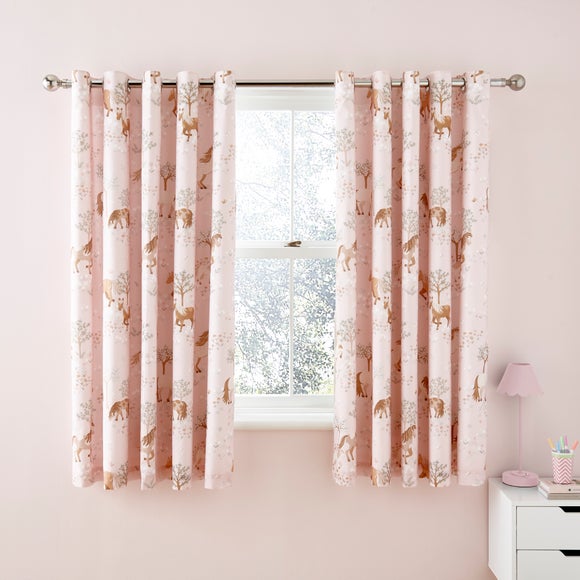Pony Meadows Blackout Eyelet Curtains