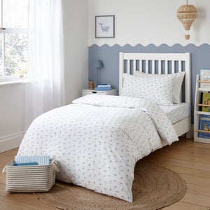 By The Sea Organic Cotton Duvet Cover And Pillowcase Set