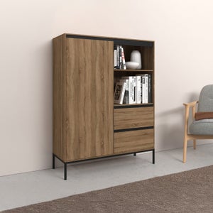 Bari Highboard- Oak Effect