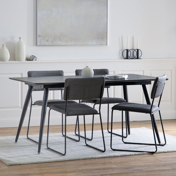 Click to view product details and reviews for Return Newport 6 Seater Rectangular Dining Table.