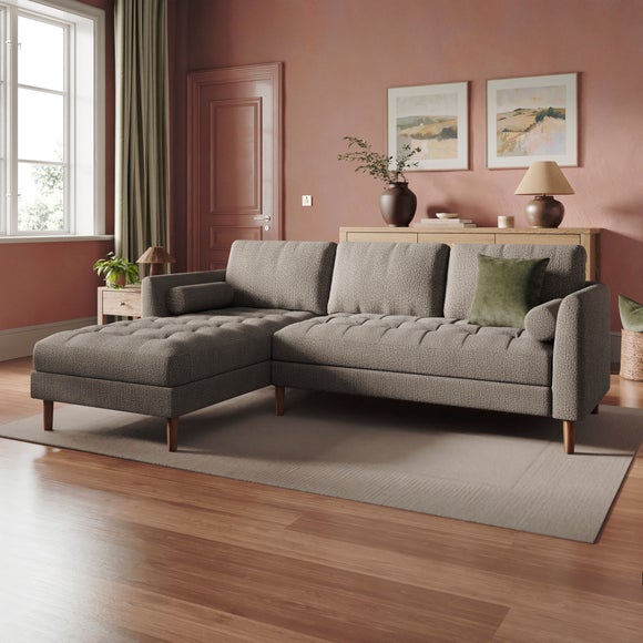 Click to view product details and reviews for Max Multi Yarn Boucle Corner Chaise Sofa.