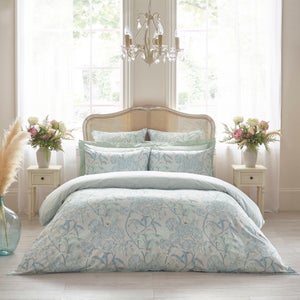 Dorma Archive Bellamy 300 Thread Count 100 Cotton Duvet Cover & Pillowcase Set
