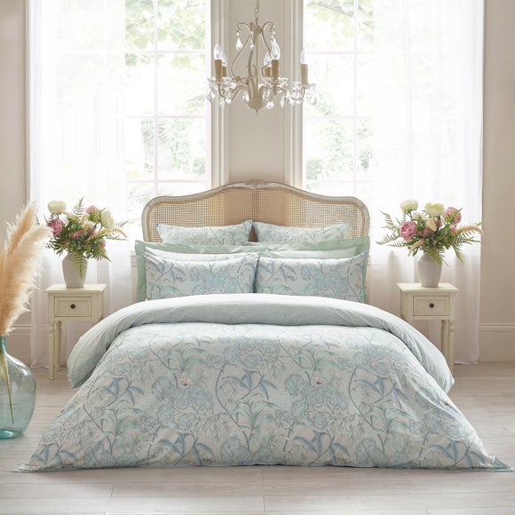 Dorma Archive Bellamy 300 Thread Count 100% Cotton Duvet Cover & Pillowcase Set