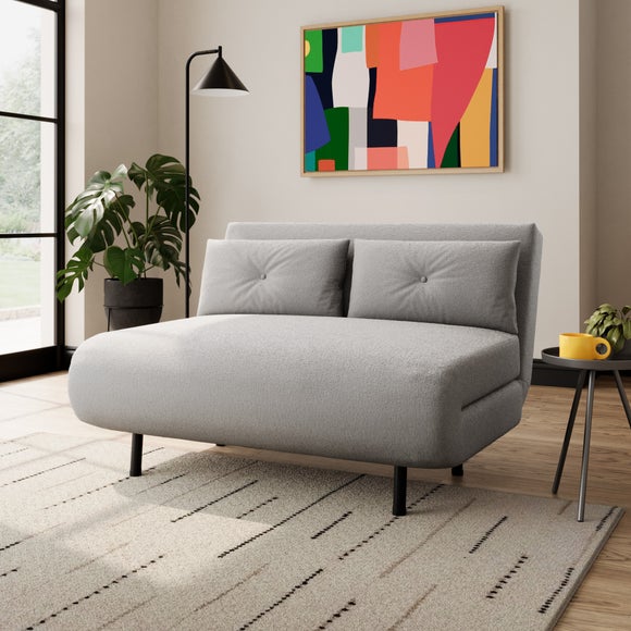 Phoebe Soft Woven Small Double 2 Seater Sofa Bed