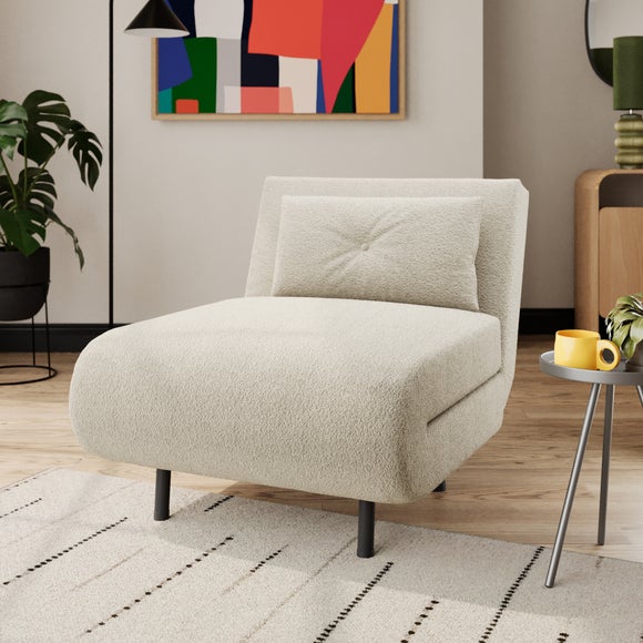 View Phoebe Sherpa Single Chair Bed View Phoebe Sherpa Single Chair Bed