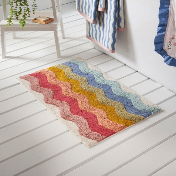 Click to view product details and reviews for Wavy Rainbow Bath Mat. Click to view product details and reviews for Wavy Rainbow Bath Mat.