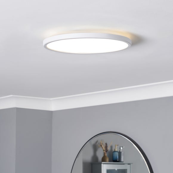 Core LED Flush Bathroom Ceiling Light