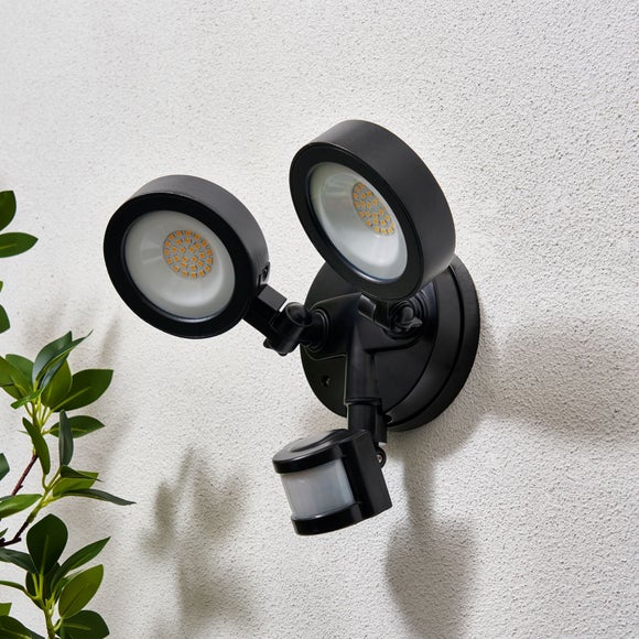 View Jual 2 Light Led Pir Adjustable Outdoor Floodlight View Jual 2 Light Led Pir Adjustable Outdoor Floodlight