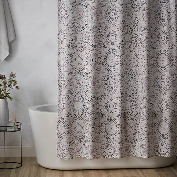 Mosaic Tile Shower Curtain