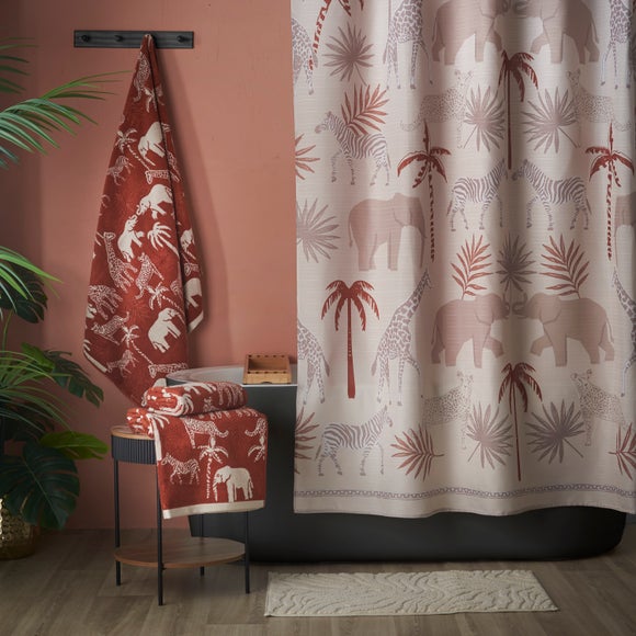 Global Animals Shower Curtain