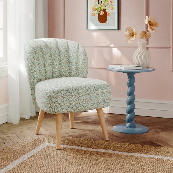 Click to view product details and reviews for Colette Ditsy Floral Print Accent Chair.