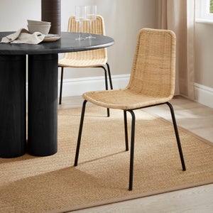 Brodie Set Of 2 Dining Chairs- Natural Rattan