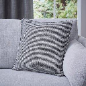 Walker Tonal Stripe Square Cushion