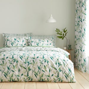Zen Reversible Polycotton Duvet Cover And Pillowcase Set