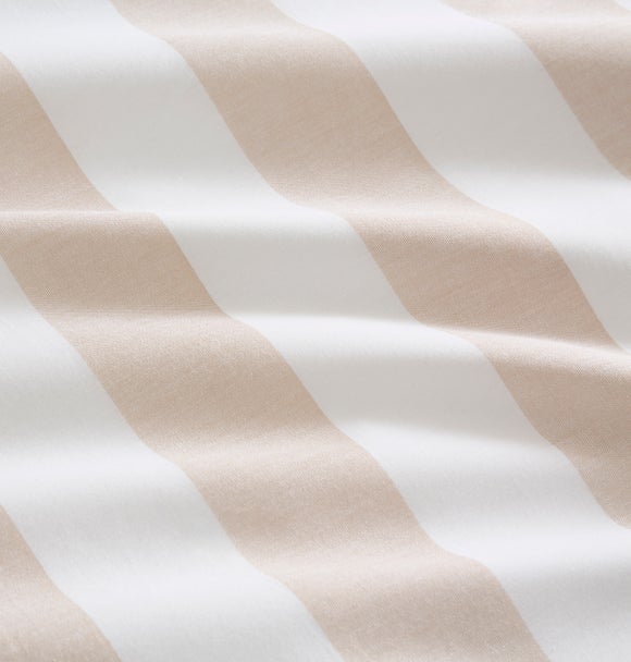 Maisie Woven Stripe 100% Cotton Duvet Cover & Pillowcase Set