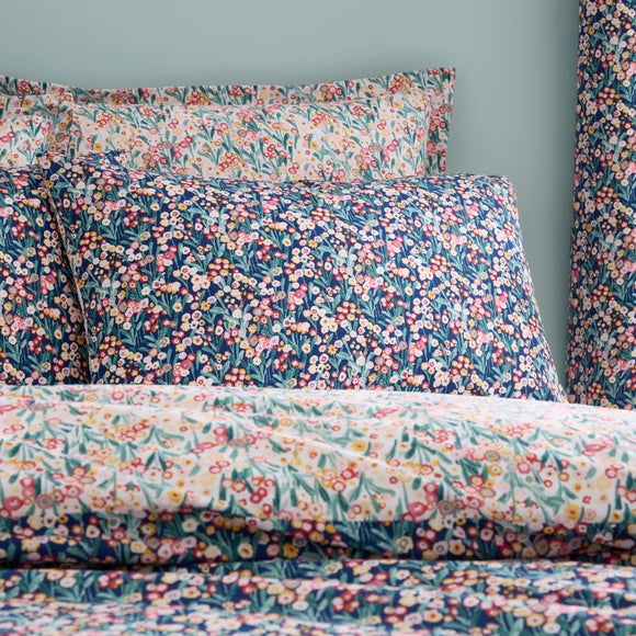 Harriet Meadow Polycotton Duvet Cover & Pillowcase Set