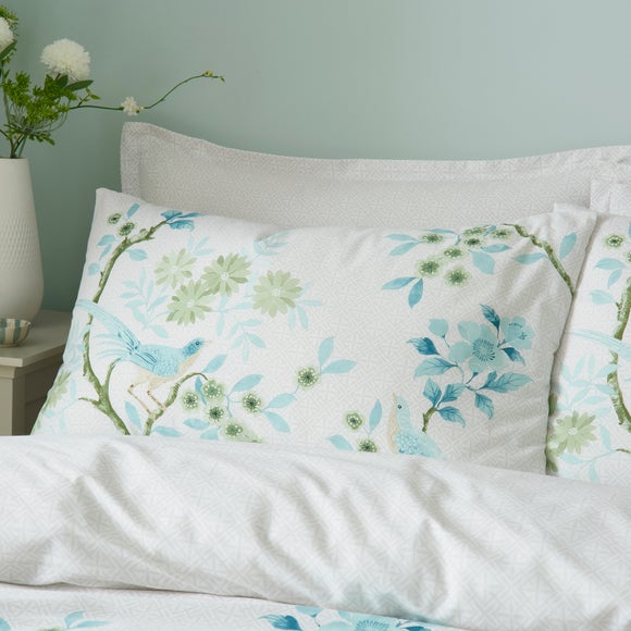 Ditsy Bird Polycotton Duvet Cover & Pillowcase Set