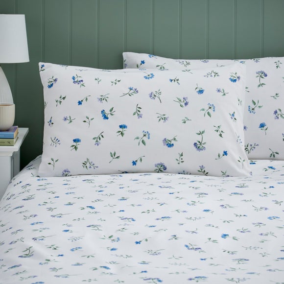 Margo Floral 100% Cotton Standard Pillowcase Pair