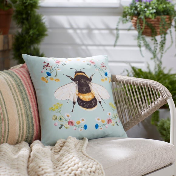 View Bee Outdoor Square Cushion View Bee Outdoor Square Cushion