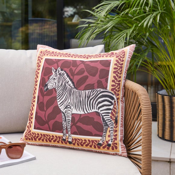 Click to view product details and reviews for Global Zebra Outdoor Square Cushion.