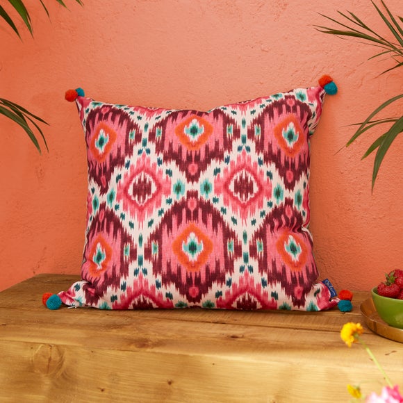 Sophie Robinson Souk Ikat Outdoor Square Cushion